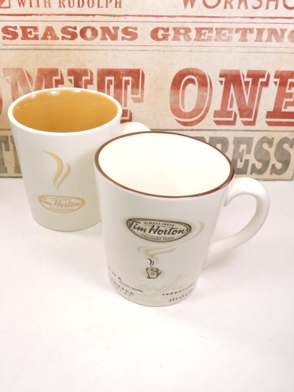 2 Tim Hortons Coffee Mugs - Limited Edition No. 005 & 006